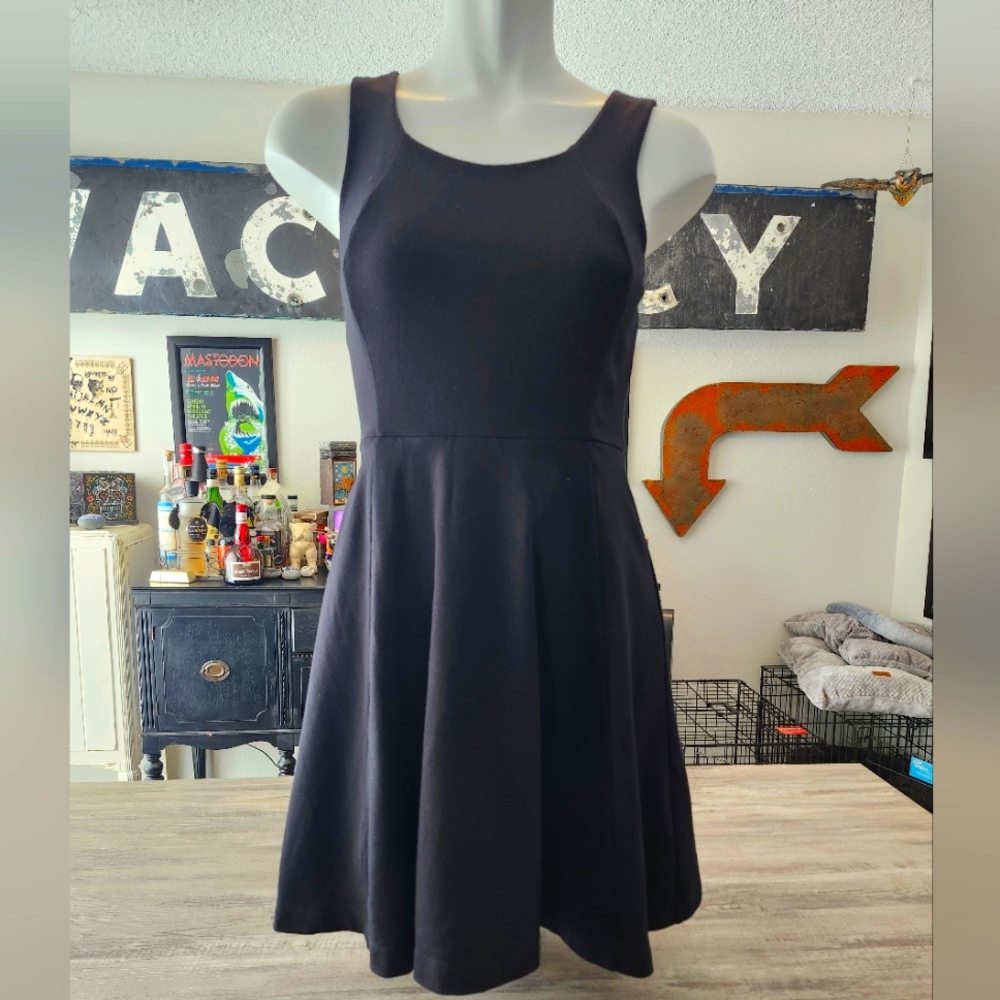 Express Black Skater Dress